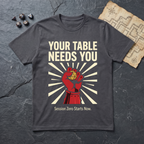 The Summons T-Shirt — Charcoal