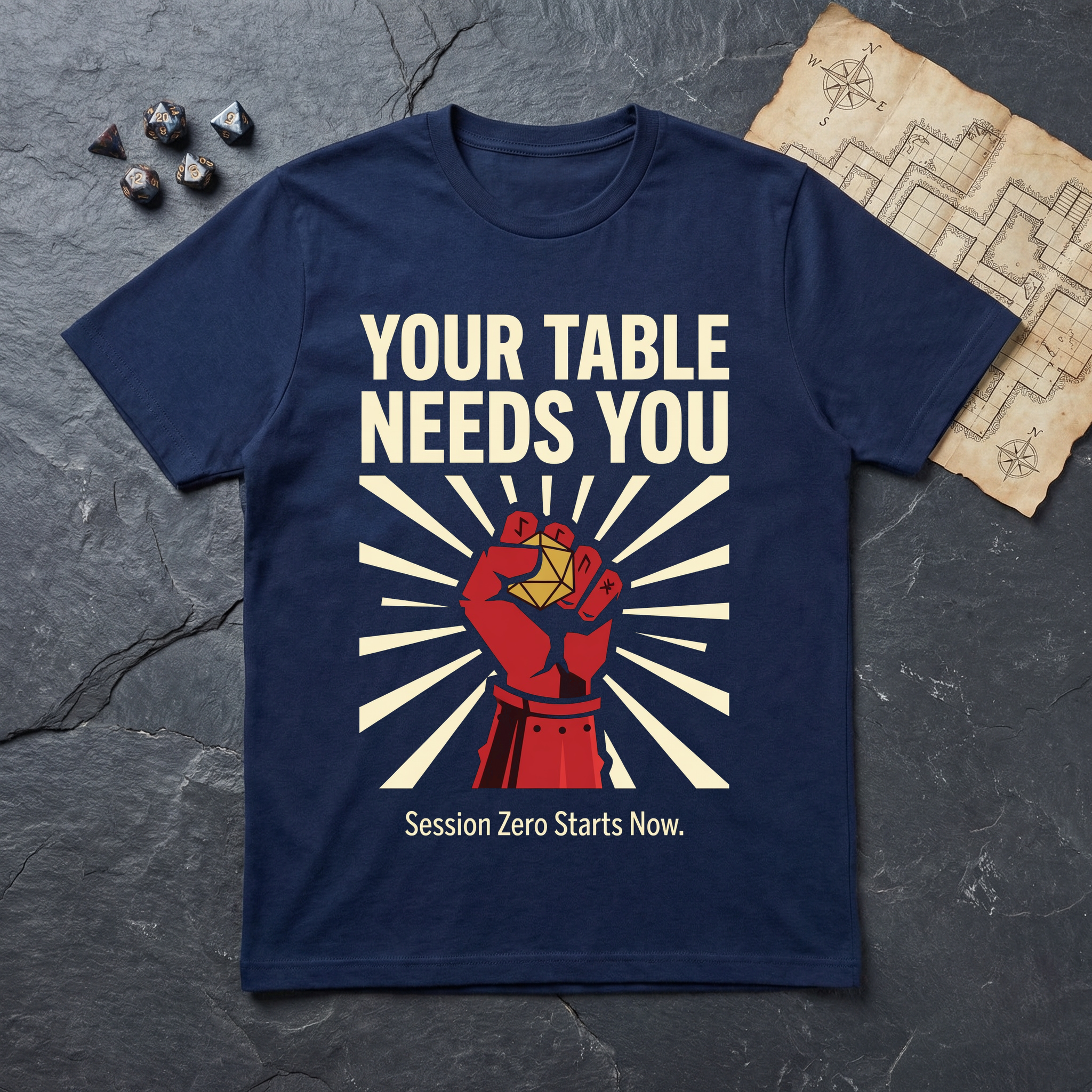 The Summons T-Shirt — Navy