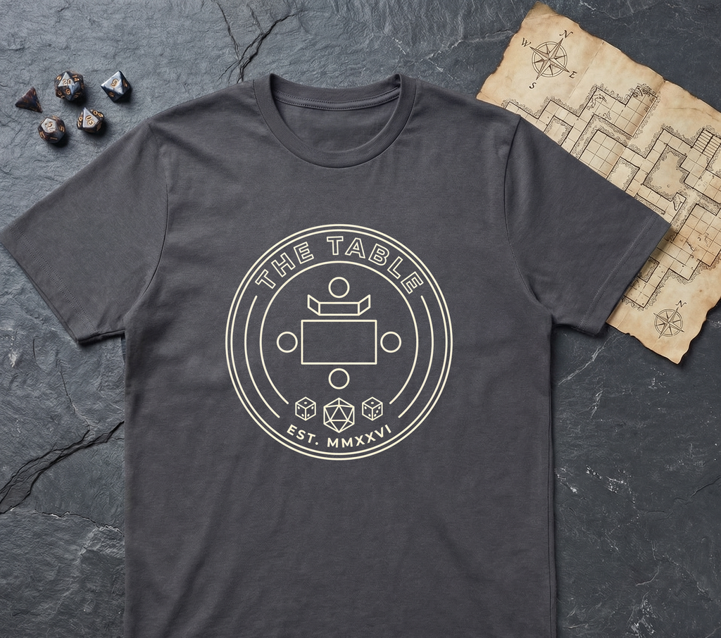 The Table T-Shirt — Charcoal