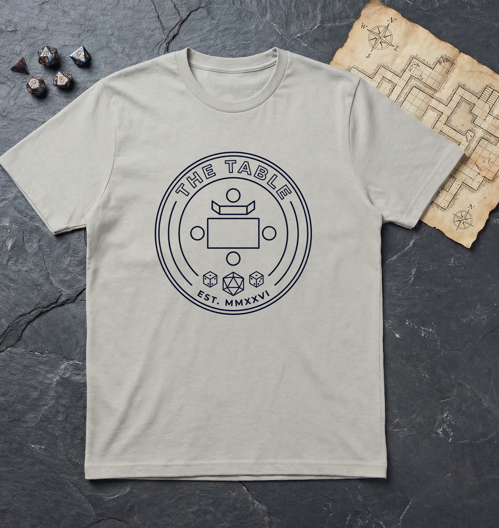 The Table T-Shirt — Ice Grey