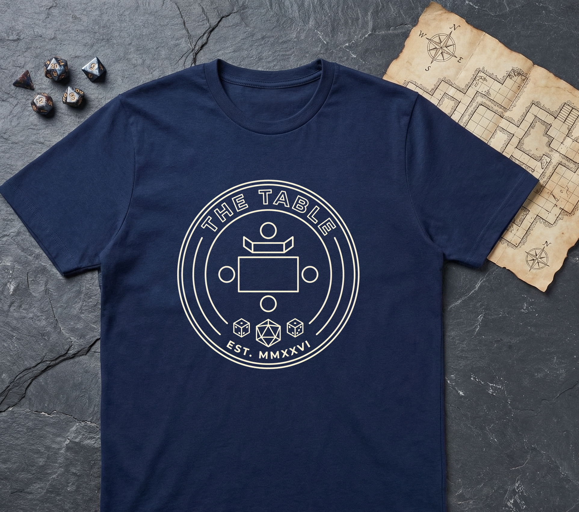The Table T-Shirt — Navy