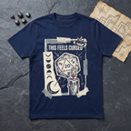 This Feels Cursed T-Shirt — Navy