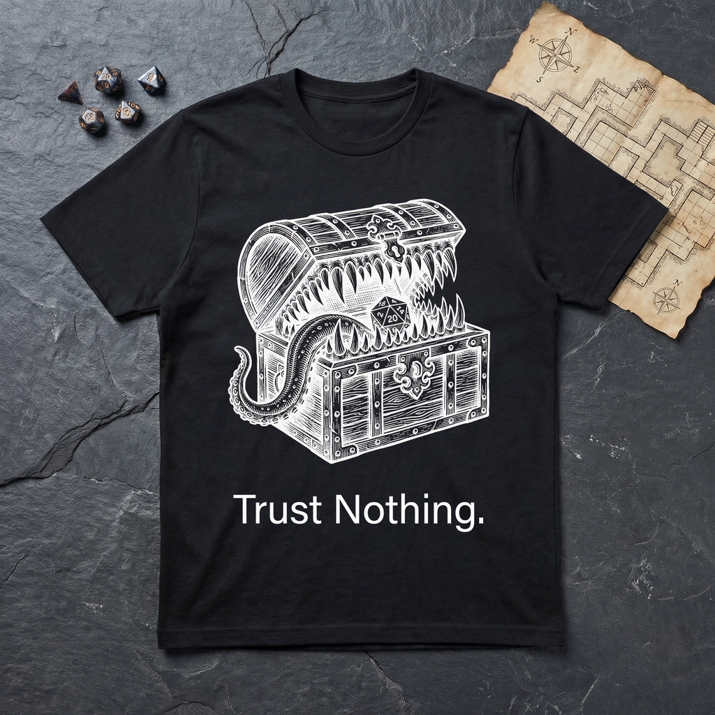 Trust Nothing T-Shirt — Black