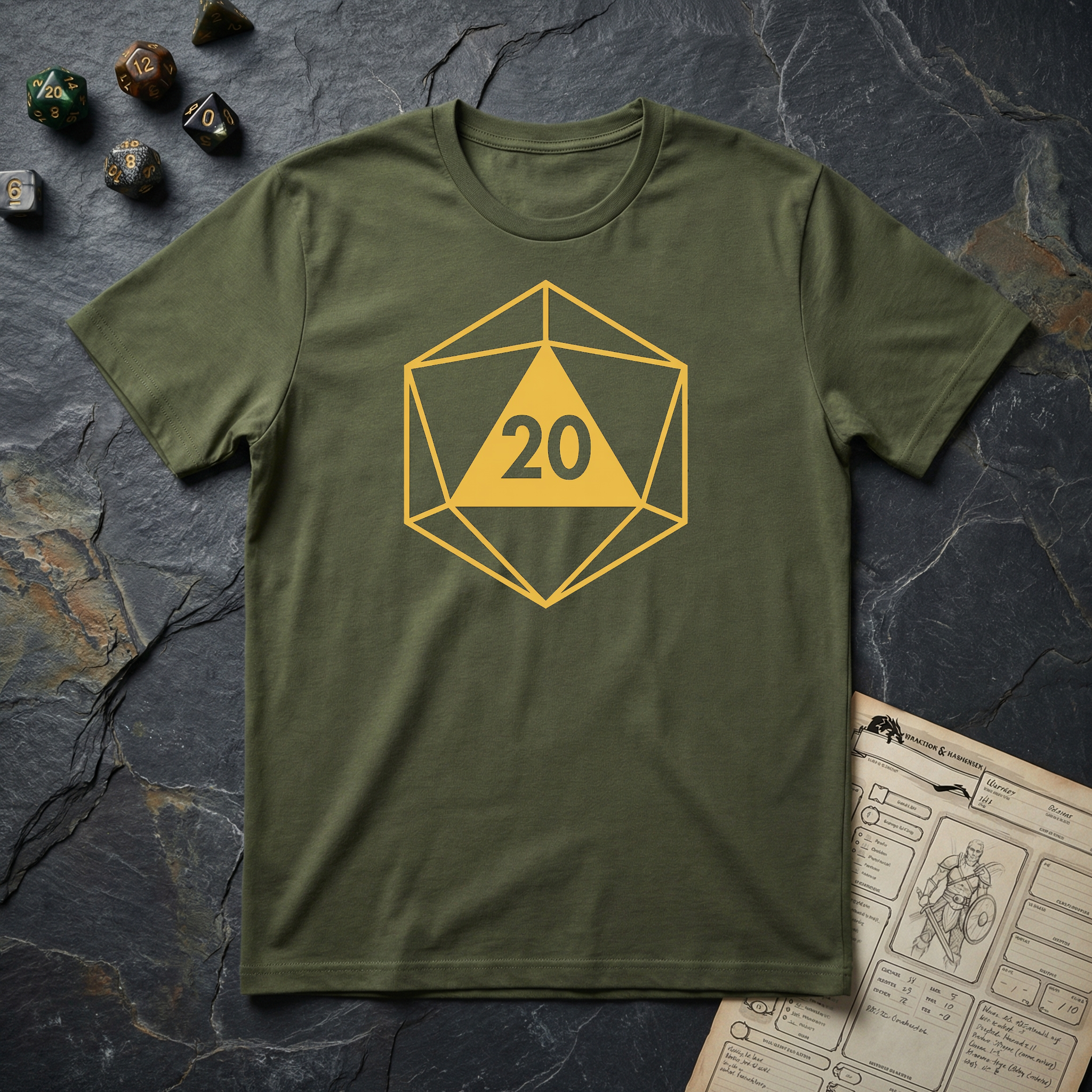 TWENTY T-Shirt — Military Green