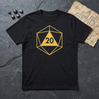 TWENTY T-Shirt - Black Mockup
