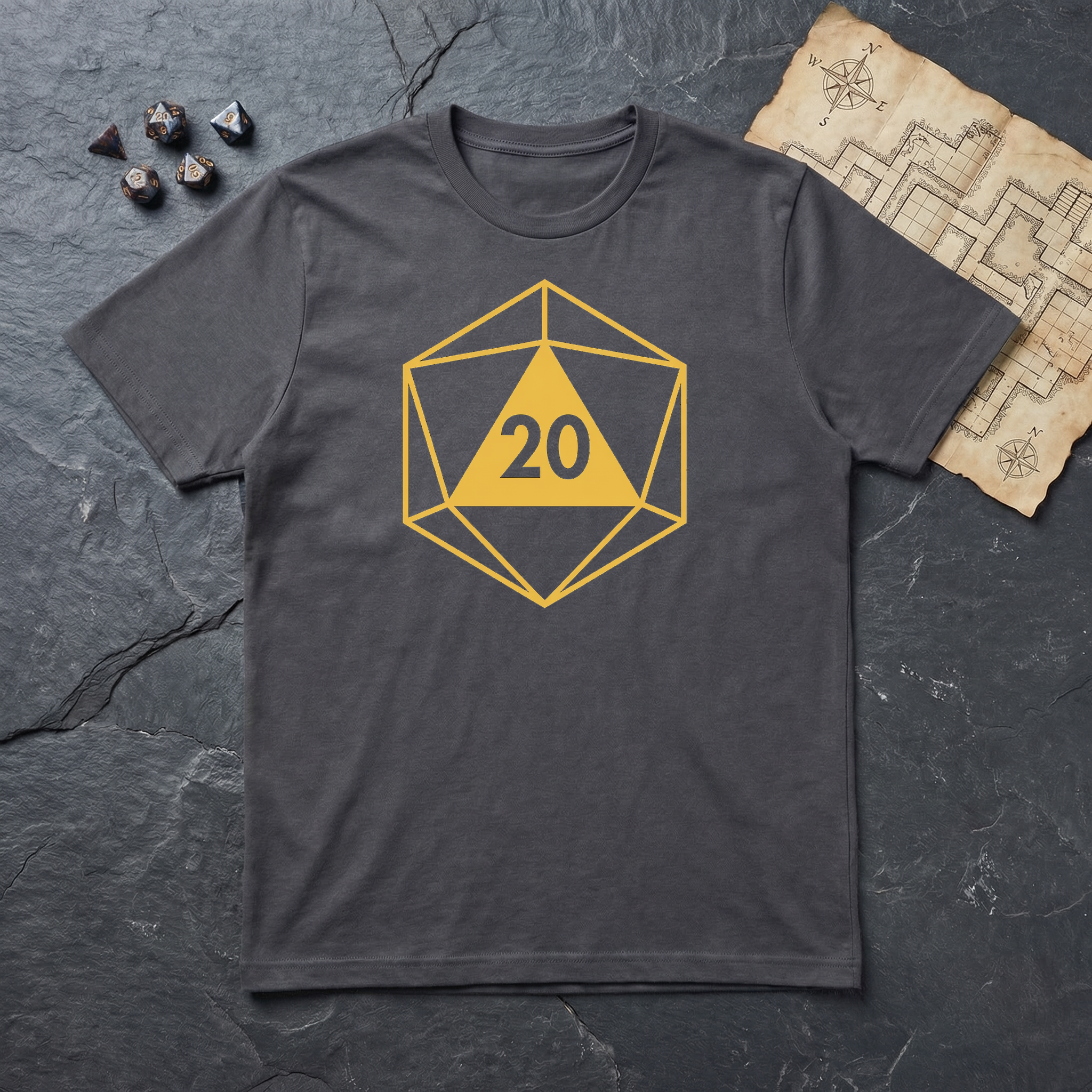 TWENTY T-Shirt - Charcoal Mockup