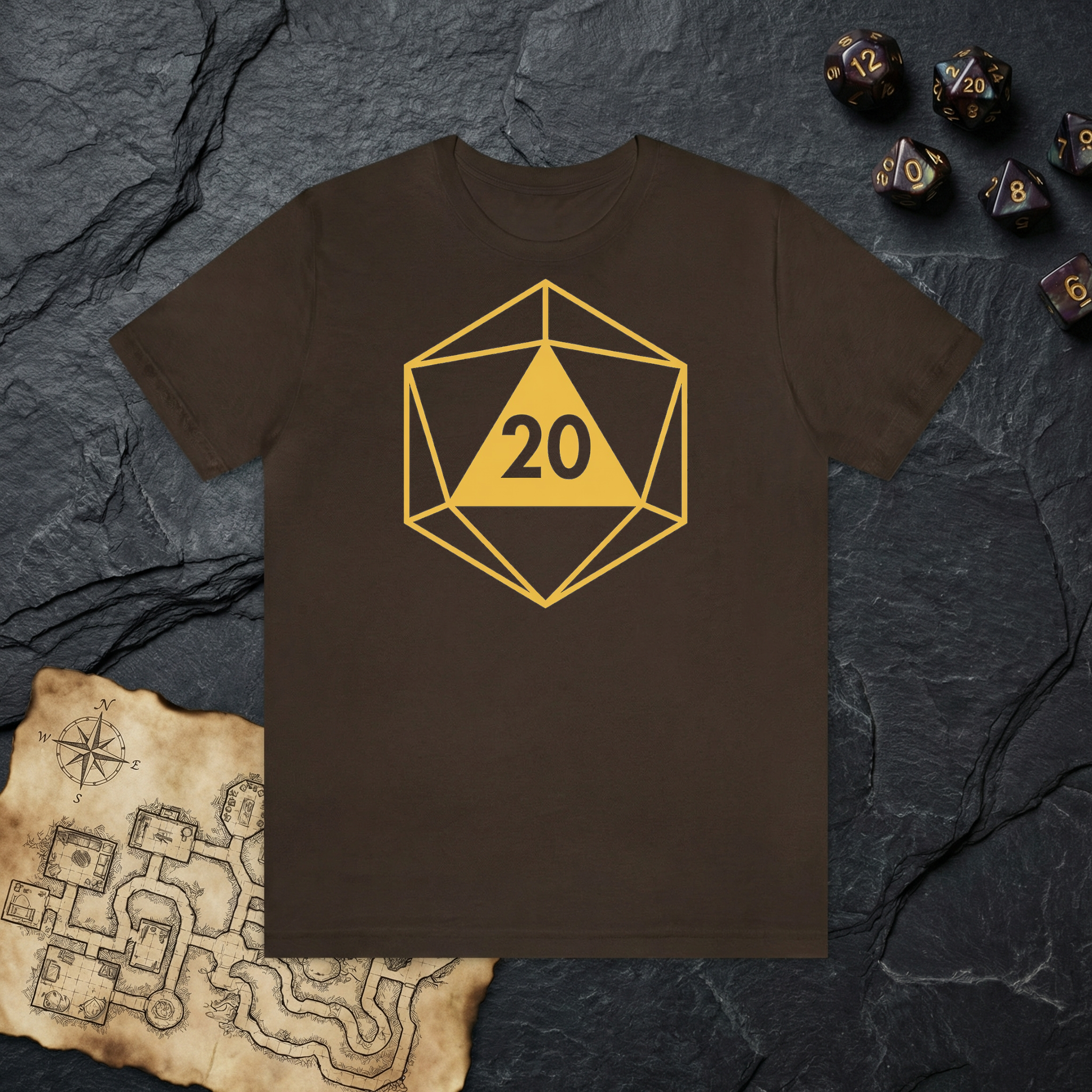 TWENTY T-Shirt — Dark Chocolate