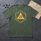 TWENTY T-Shirt - Military Green Mockup