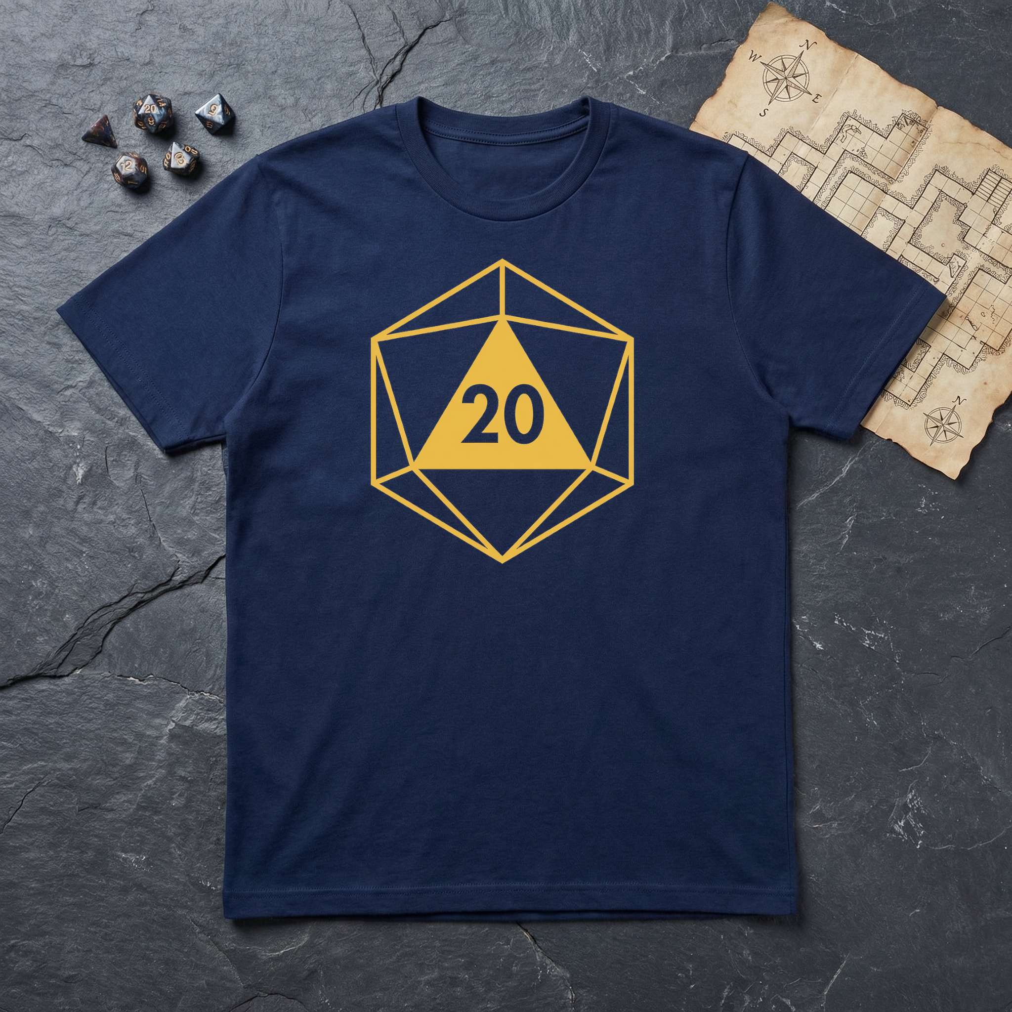 TWENTY T-Shirt - Navy Mockup