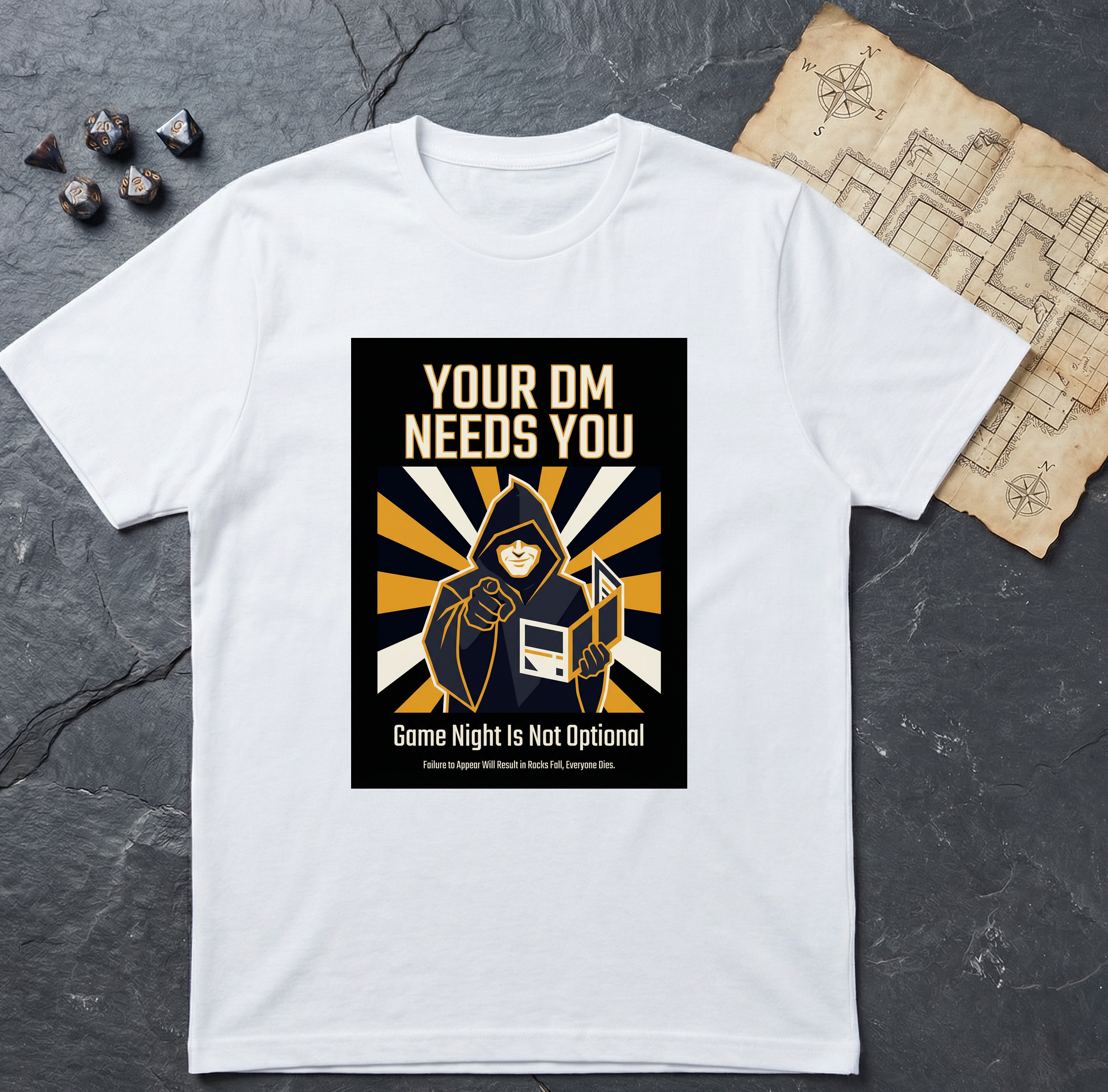 Your Dm Needs You T-Shirt — White